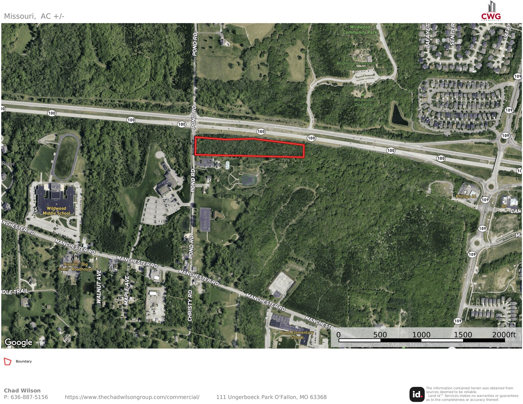 2400 Pond Rd, Grover, MO for sale Aerial- Image 1 of 1