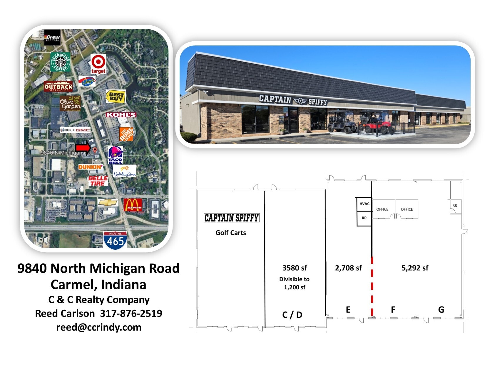 9830 N Michigan Rd, Carmel, IN for lease Building Photo- Image 1 of 24