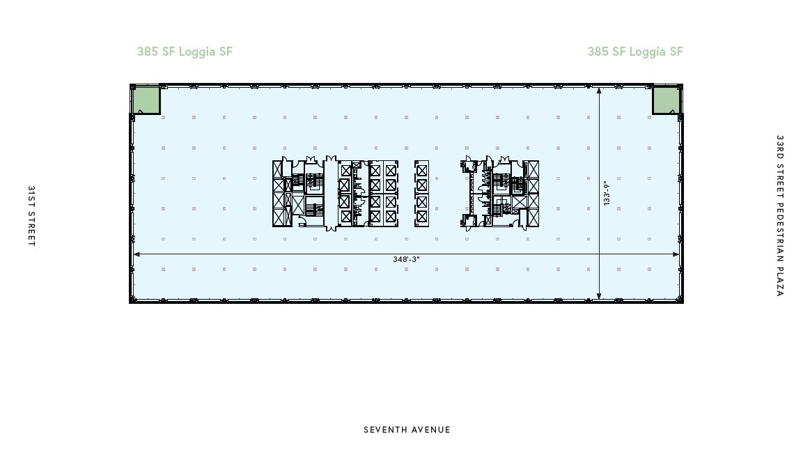 PENN 2, New York, NY for lease Floor Plan- Image 1 of 1