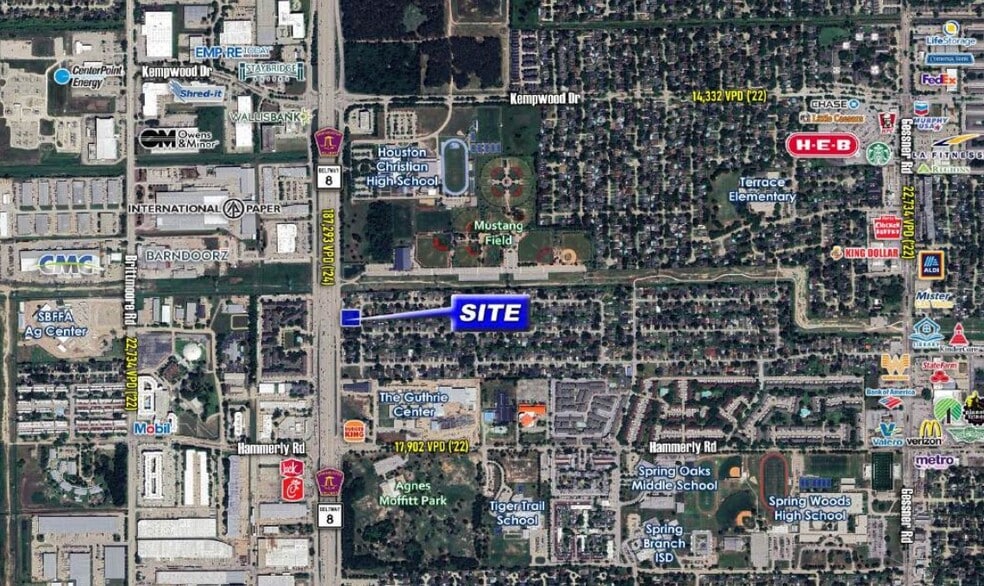 2626 W Sam Houston Pky N, Houston, TX for sale - Aerial - Image 3 of 3