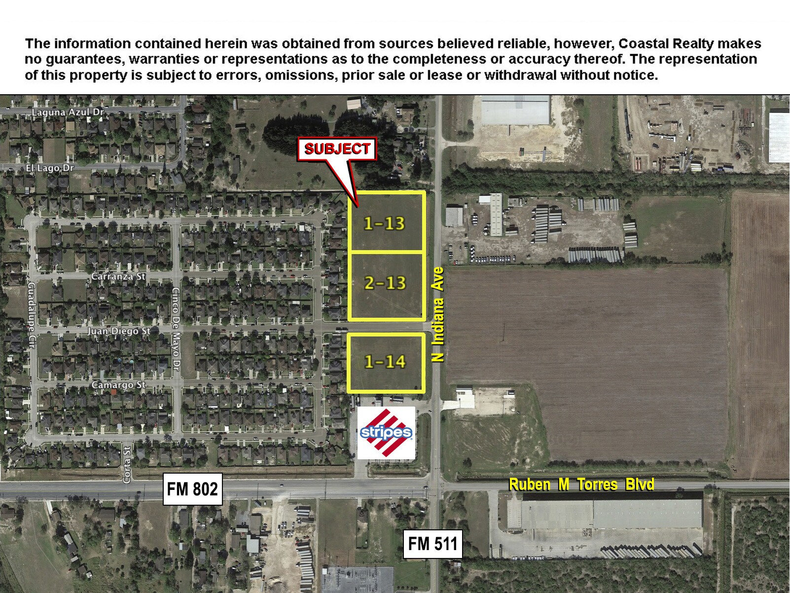 FM 511, Brownsville, TX for sale Aerial- Image 1 of 1