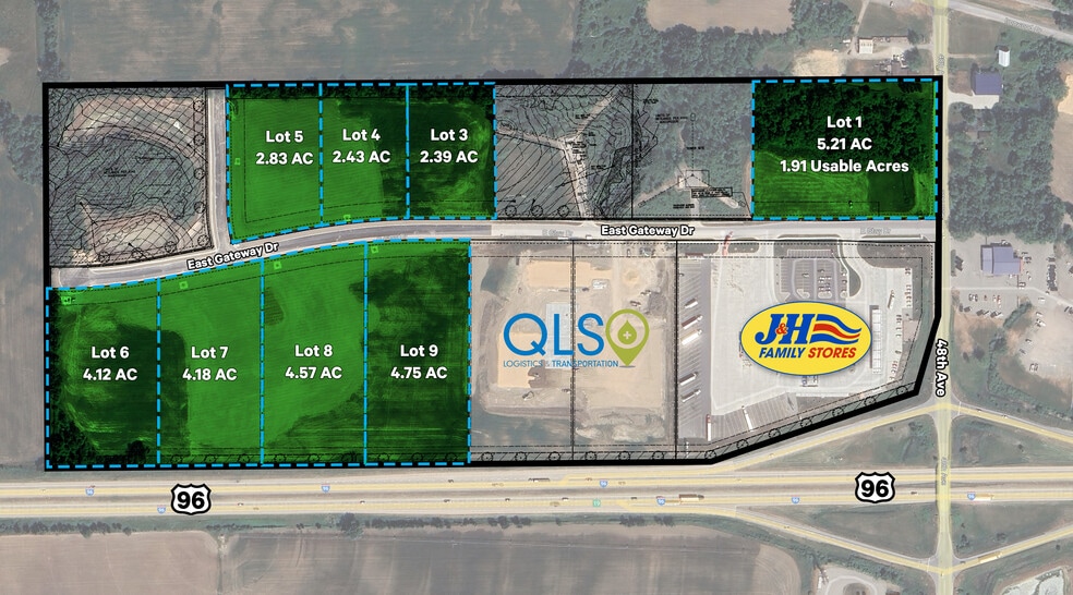 287 48th Ave, Coopersville, MI for sale - Site Plan - Image 1 of 2