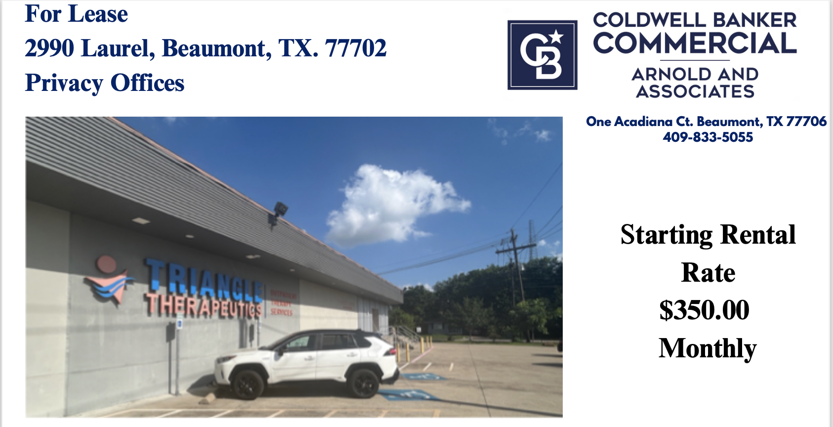 2990 Laurel St, Beaumont, TX for lease Building Photo- Image 1 of 11