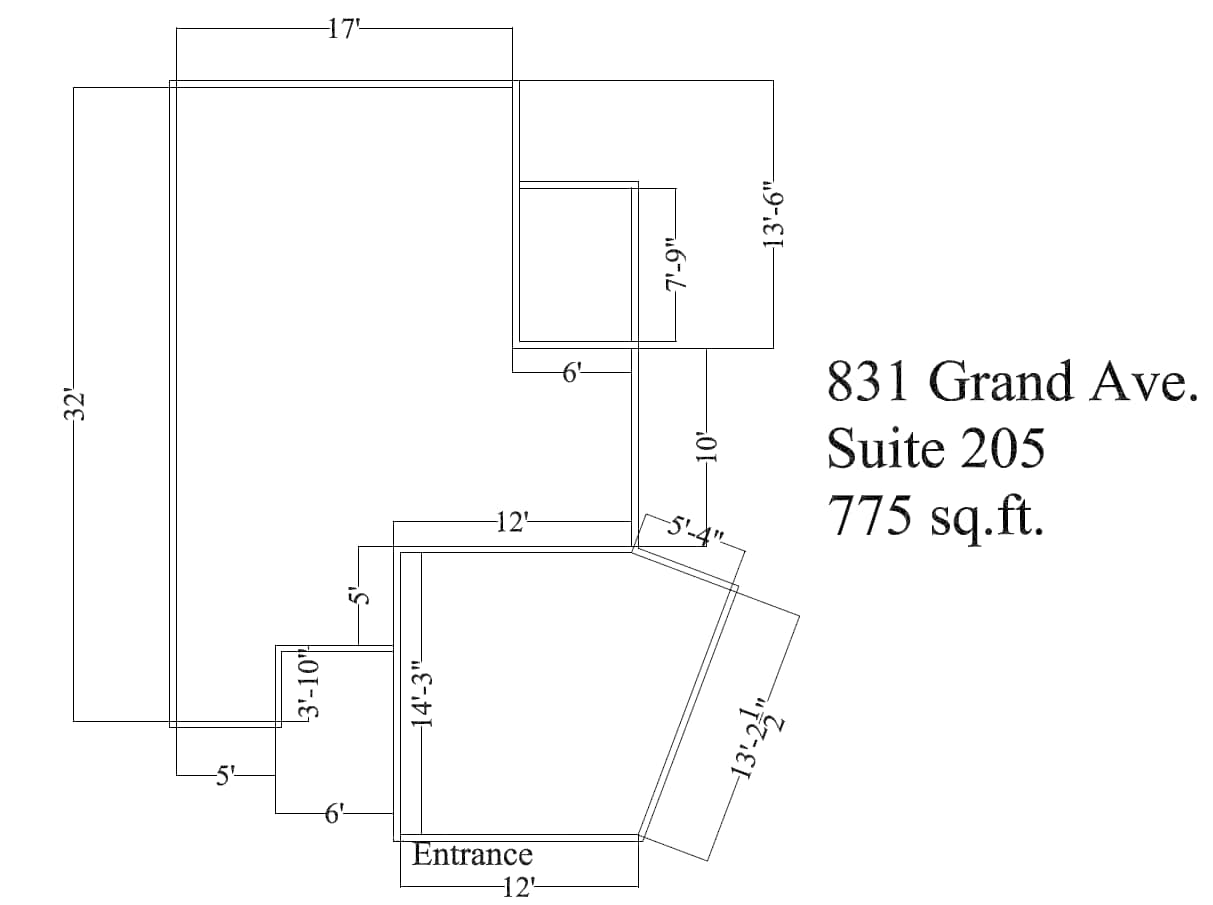 831 N Grand Ave, Waukesha, WI for lease Floor Plan- Image 1 of 1