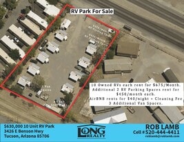 3426 E Benson Hwy, Tucson AZ - Mobile Home or RV Park