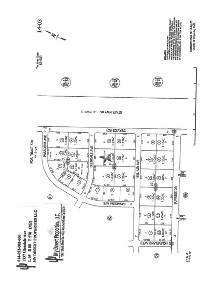 2224 Glendale Ave, Thermal, CA for sale - Plat Map - Image 3 of 5