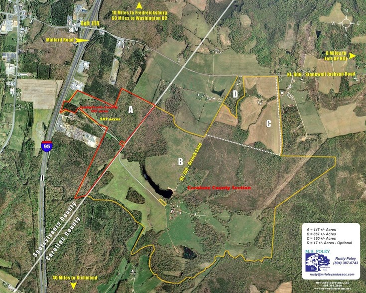 I-95 & Mudd Tavern Rd, Thornburg, VA for sale - Primary Photo - Image 1 of 1