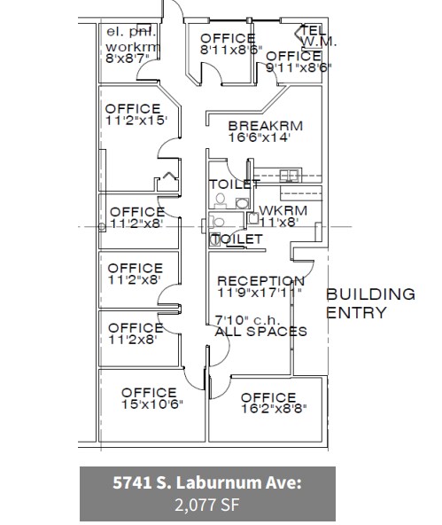 5625-5663 S Laburnum Ave, Richmond, VA for lease Floor Plan- Image 1 of 1