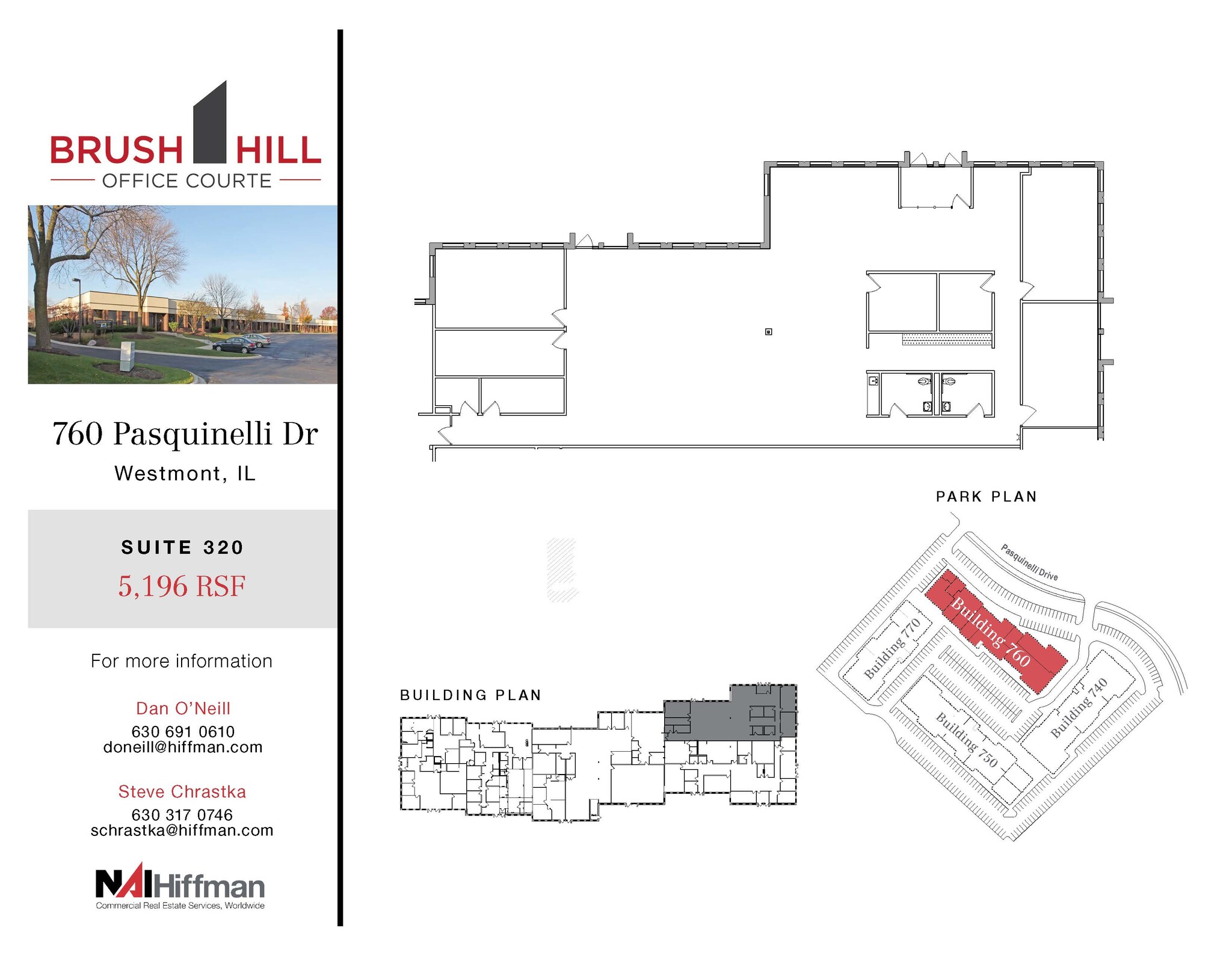 740 Pasquinelli Dr, Westmont, IL for lease Floor Plan- Image 1 of 1