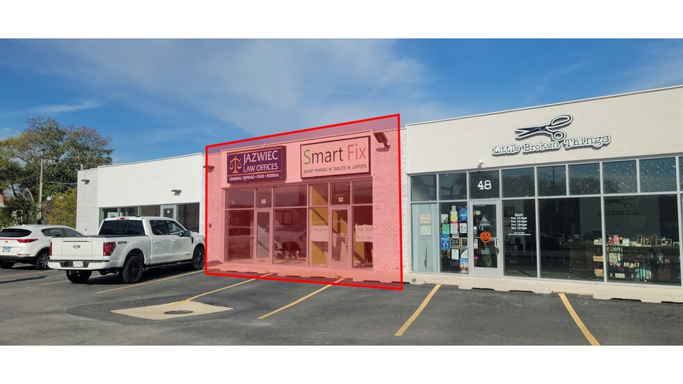 40-60 W Palatine Rd, Palatine, IL for lease - Building Photo - Image 2 of 4