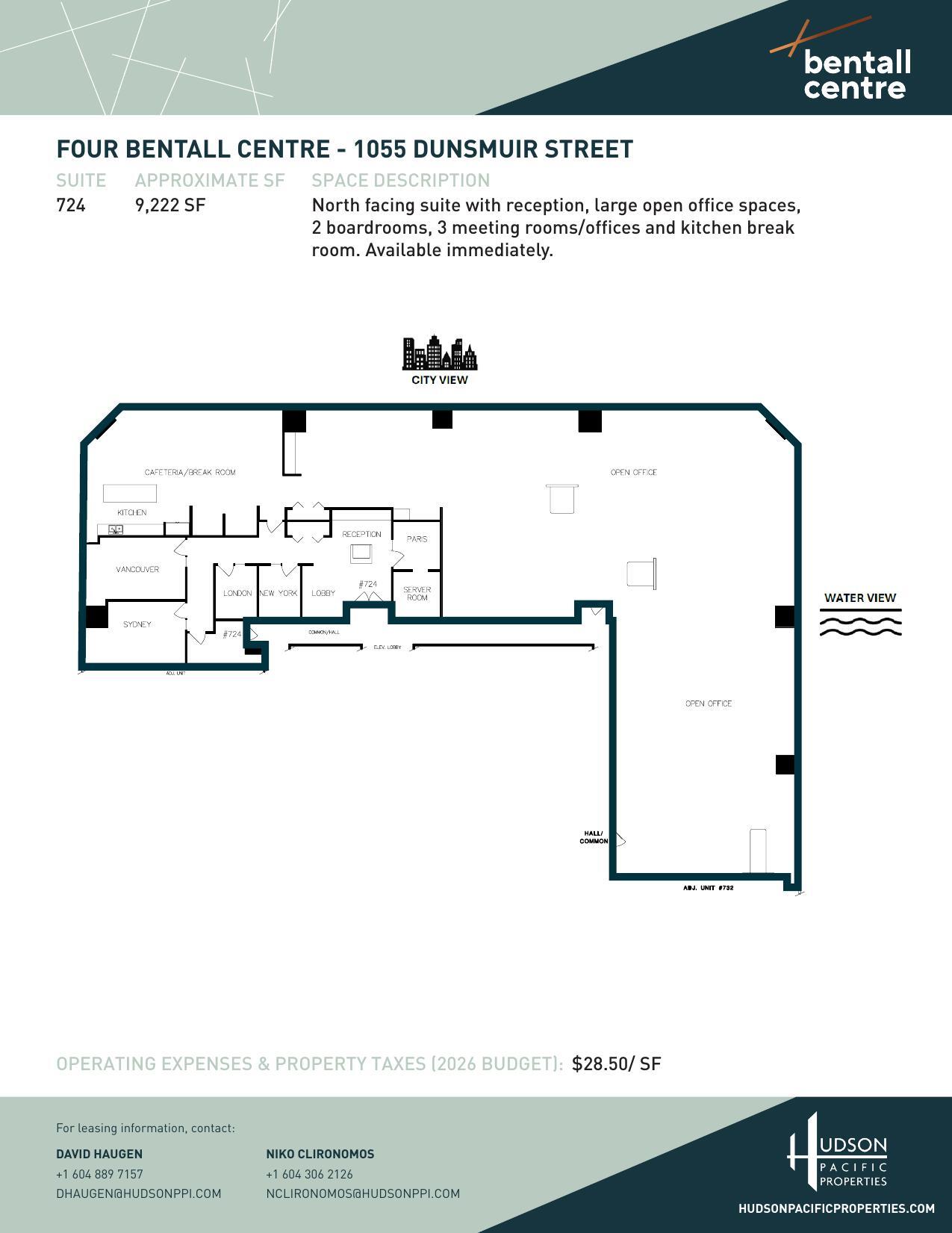 1055 Dunsmuir St, Vancouver, BC for lease Floor Plan- Image 1 of 1