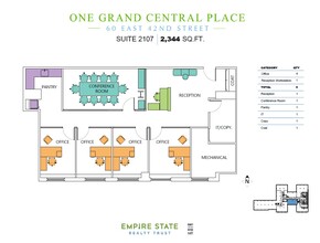 60 E 42nd St, New York, NY for lease Floor Plan- Image 1 of 4