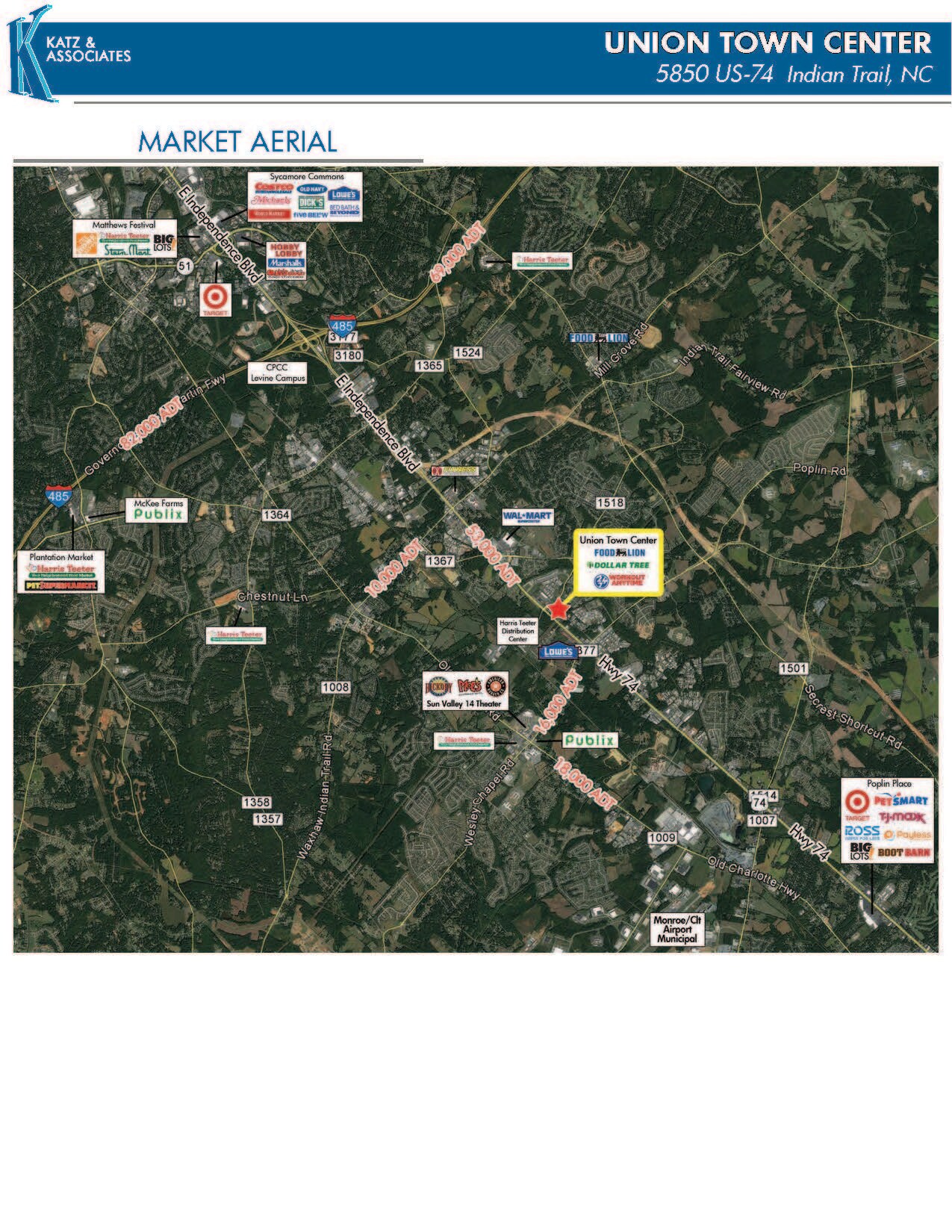 5850 E Highway 74, Indian Trail, NC 28079 Office for Lease