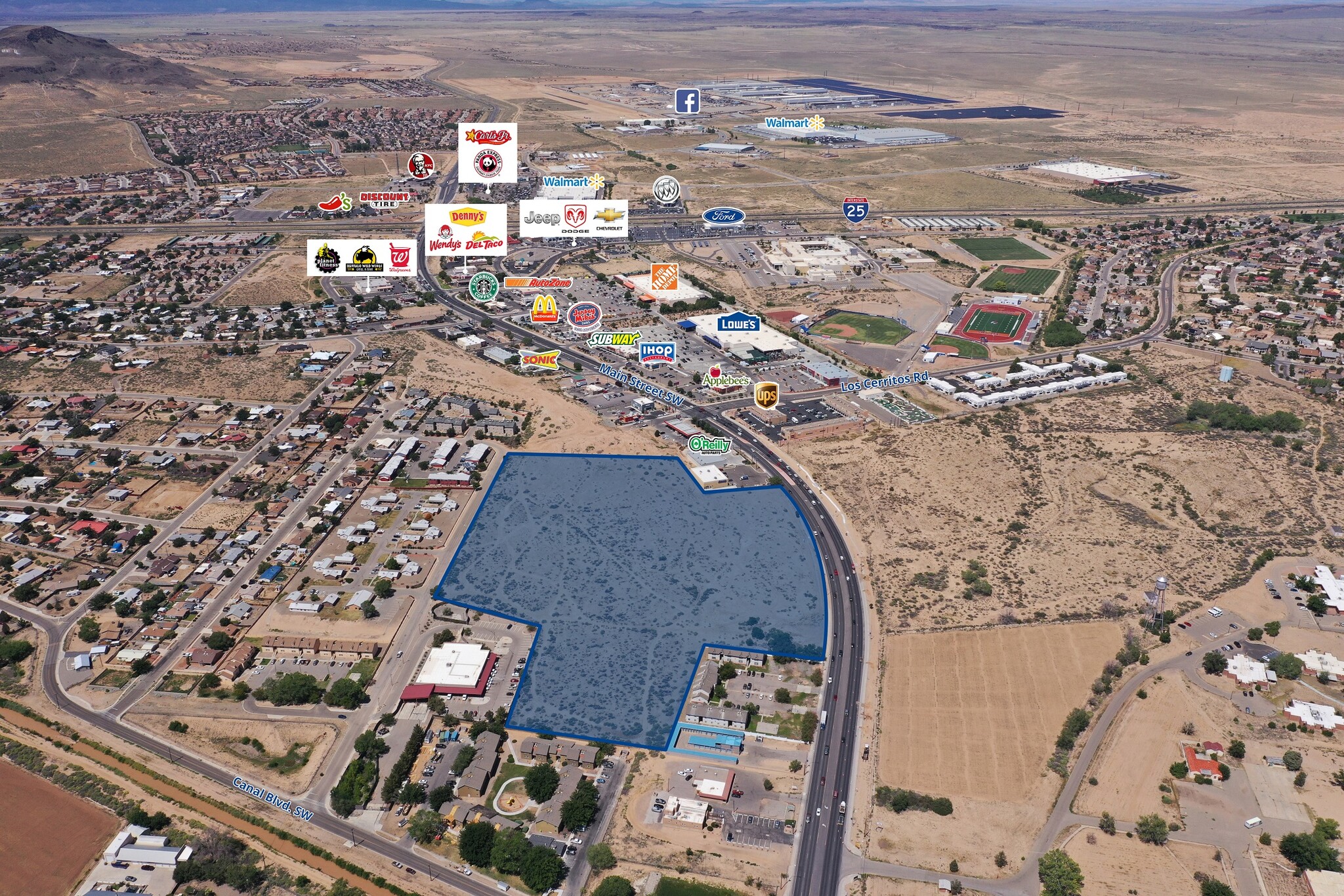 1101-1219 Main St, Los Lunas, NM for sale Building Photo- Image 1 of 5