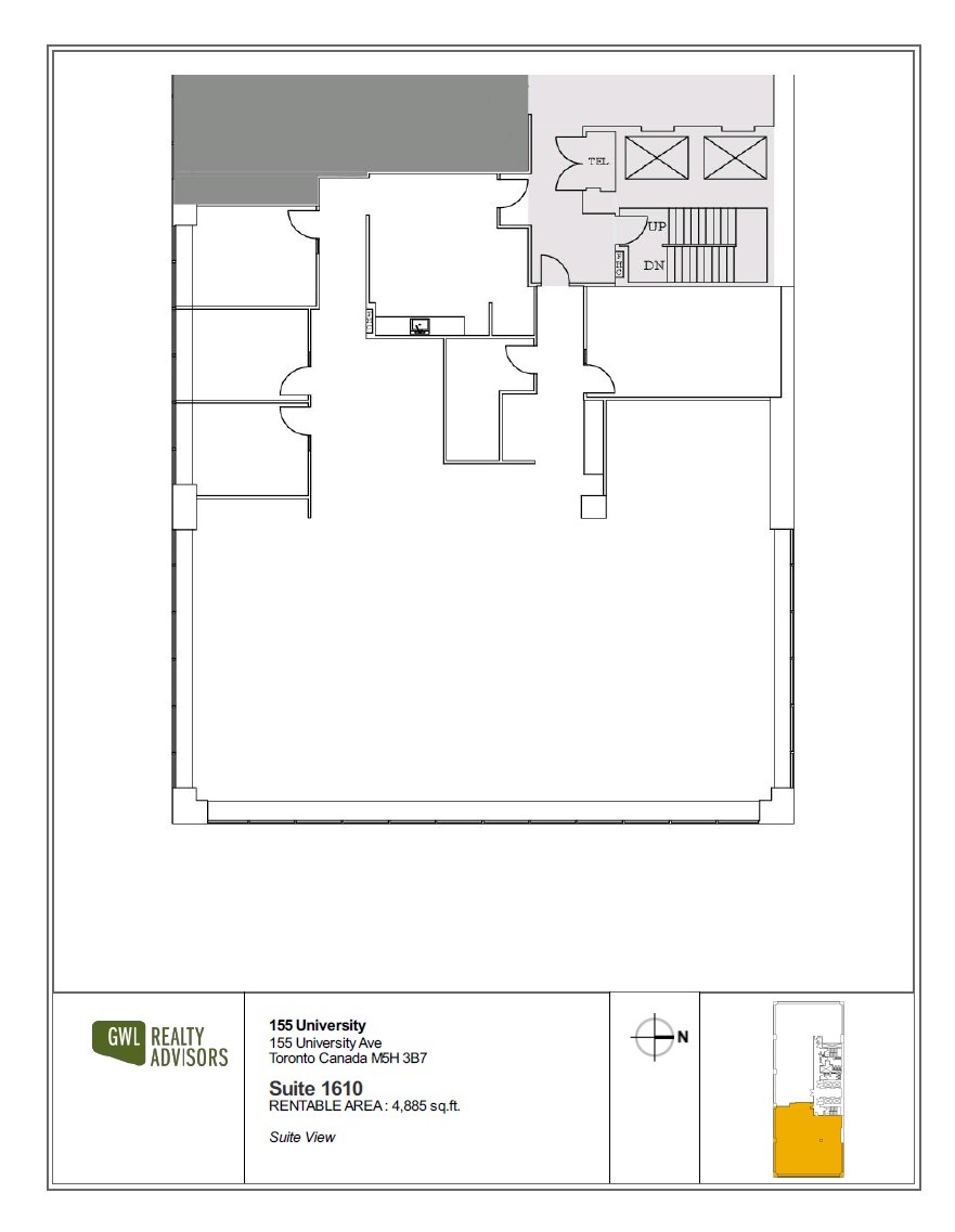 155 University Ave, Toronto, ON for lease Floor Plan- Image 1 of 1