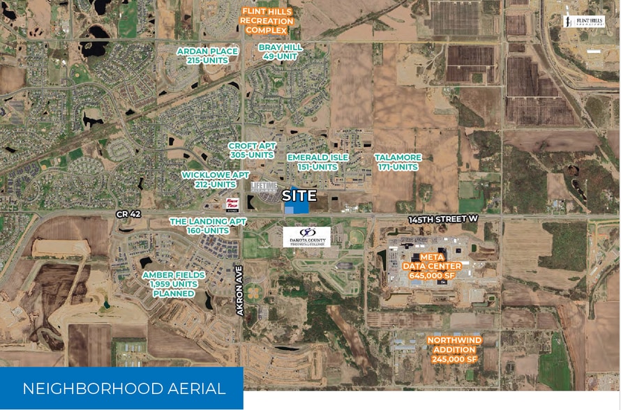 1367 145th St E, Rosemount, MN for lease - Aerial - Image 2 of 2