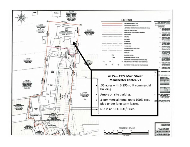 4975 - 4977 Main Street, Manchester Center, VT for sale - Site Plan - Image 2 of 2