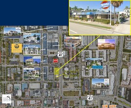 330-350 9th St S, Naples, FL - aerial  map view