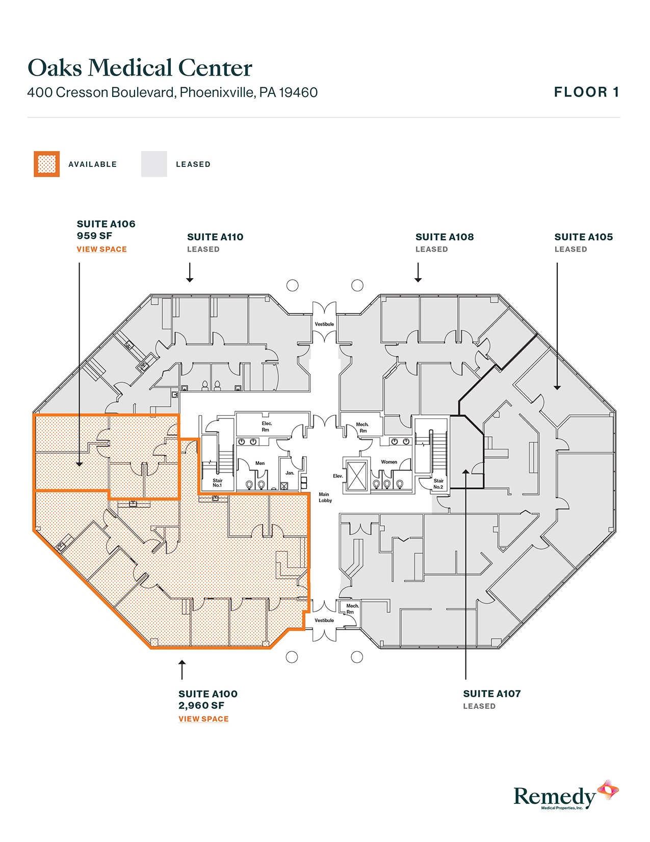 400 Cresson Blvd, Phoenixville, PA for lease Floor Plan- Image 1 of 5