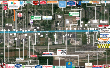 7651 Beechwood Centre Rd, Avon, IN - aerial  map view