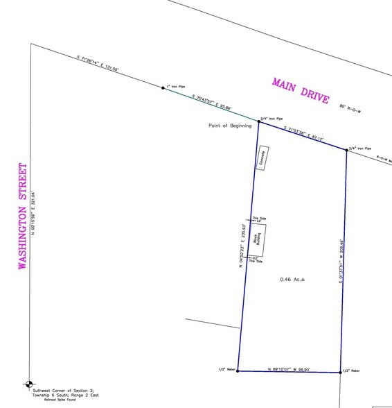 5388 Main Dr, New Hope, AL for sale - Plat Map - Image 1 of 3