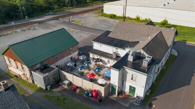 36 Railroad St, Linfield, PA - AERIAL  map view - Image1