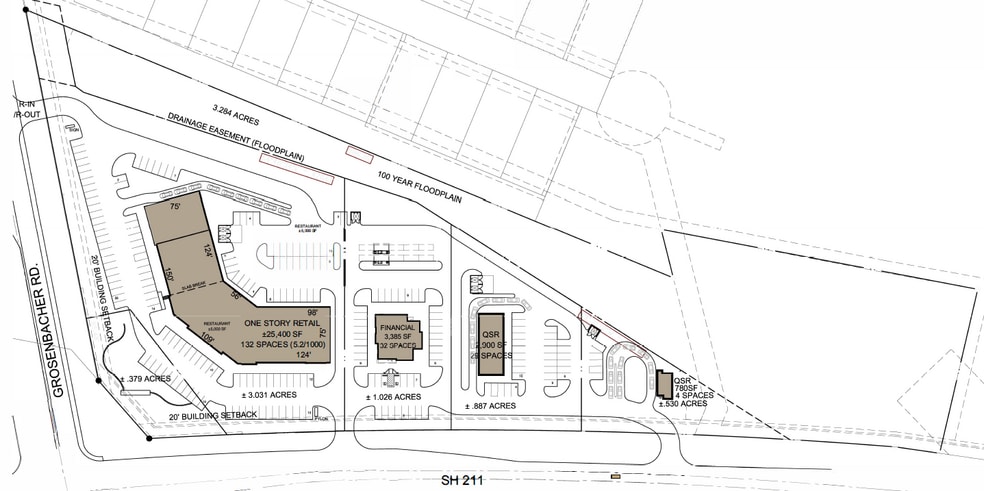 TX-211 & W. Grosenbacher Road, San Antonio, TX for sale - Site Plan - Image 2 of 5