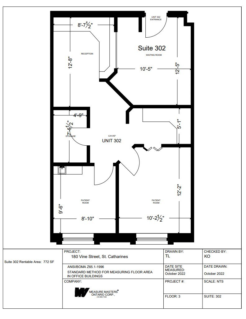 180 Vine St S, St Catharines, ON for lease Floor Plan- Image 1 of 1