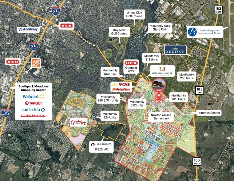 E William Cannon & Colton Bluff Rd, Austin, TX for lease - Building Photo - Image 3 of 6