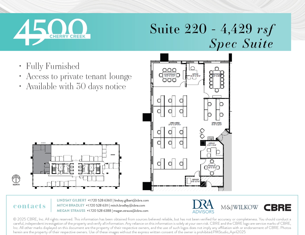 4500 S Cherry Creek Dr, Denver, CO for lease Floor Plan- Image 1 of 1