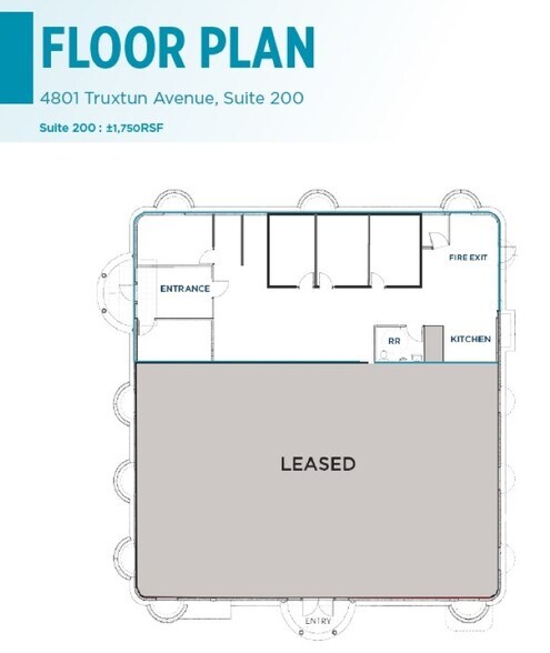 4801 Truxtun Ave, Bakersfield, CA for lease - Building Photo - Image 2 of 3