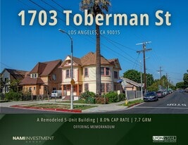 1703 Toberman St, Los Angeles CA - Convenience Store