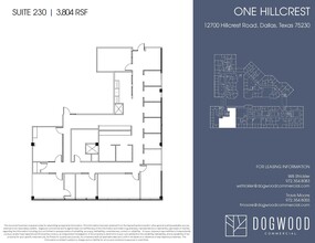 12700 Hillcrest Rd, Dallas, TX for lease Floor Plan- Image 1 of 1