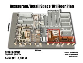 354 S Spring St, Los Angeles, CA for lease Floor Plan- Image 1 of 1