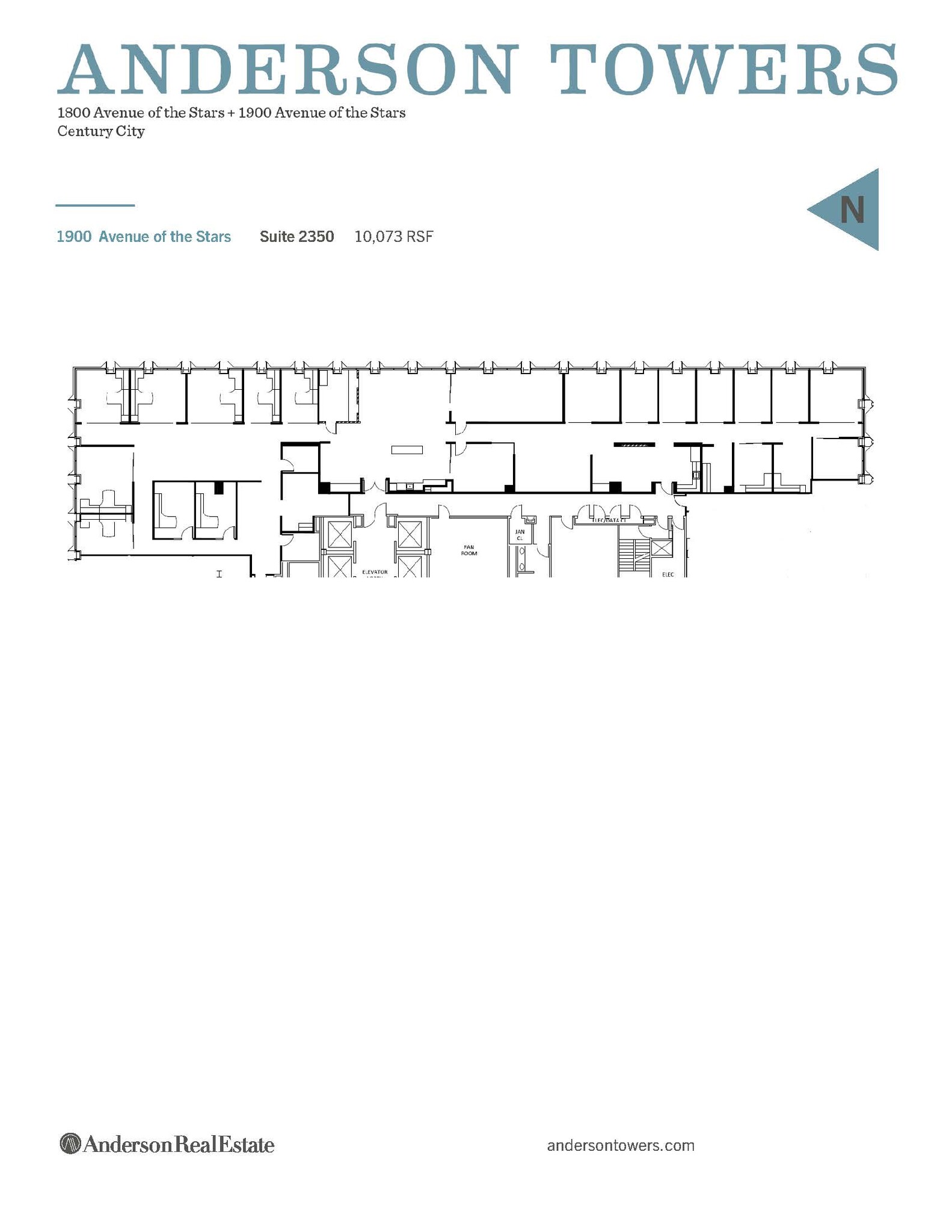 1800 Avenue of the Stars, Los Angeles, CA for lease Floor Plan- Image 1 of 1