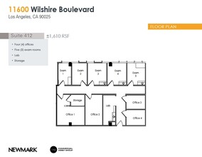 11600 Wilshire Blvd, Los Angeles, CA for lease Floor Plan- Image 1 of 5