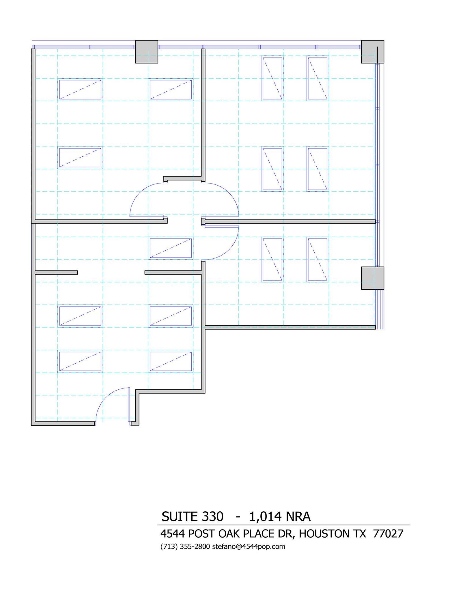 4544 Post Oak Pl, Houston, TX for lease Floor Plan- Image 1 of 1