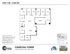 12400 Coit Rd, Dallas, TX for lease Floor Plan- Image 1 of 1