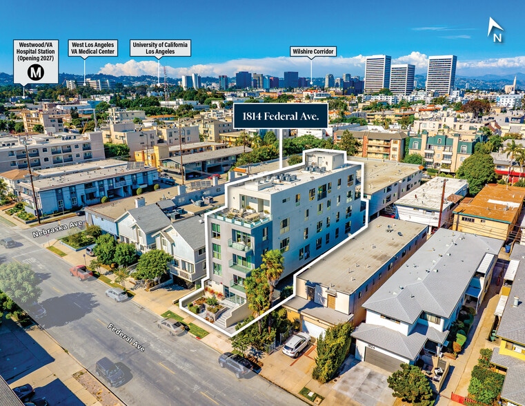 1814 Federal Ave, Los Angeles, CA for sale - Aerial - Image 3 of 17
