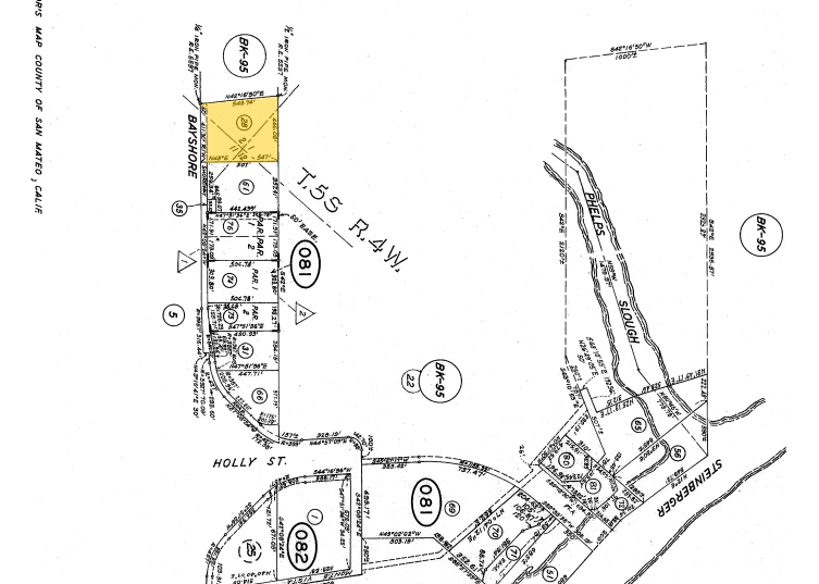 125 Shoreway Rd, San Carlos, CA for lease - Plat Map - Image 2 of 4