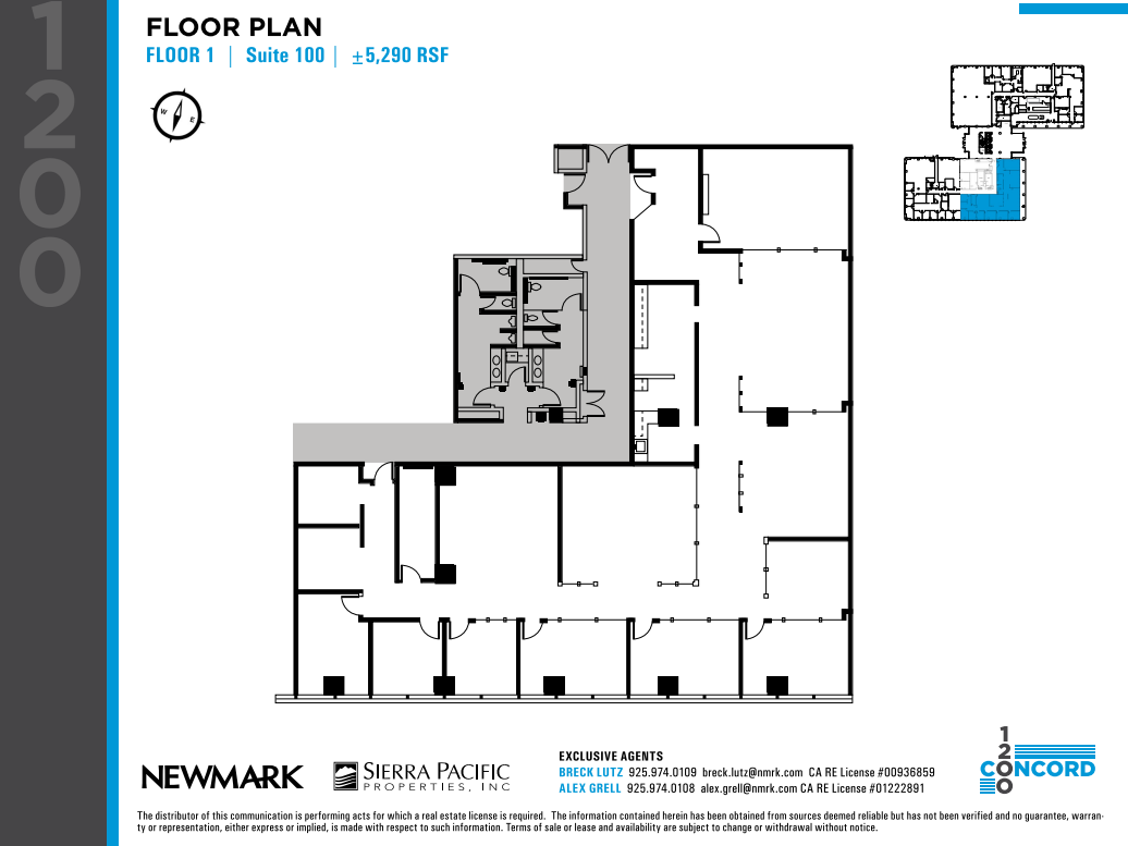 1200 Concord Ave, Concord, CA for lease Floor Plan- Image 1 of 1