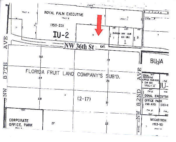 8347-8369 NW 36th St, Miami, FL for lease - Plat Map - Image 3 of 21