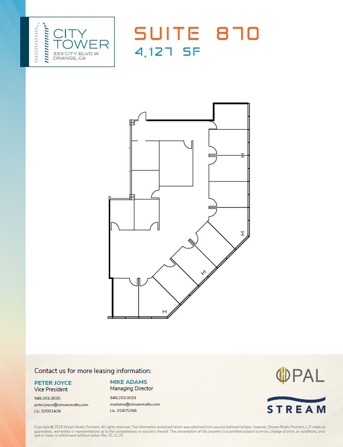 333 City Blvd W, Orange, CA for lease Floor Plan- Image 1 of 1