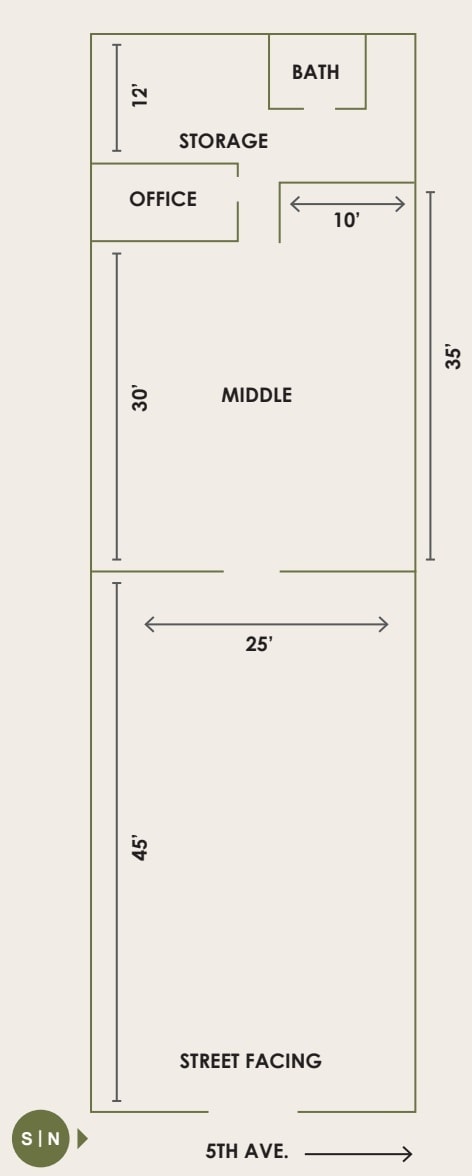 520 5th Ave, San Diego, CA for lease Floor Plan- Image 1 of 1