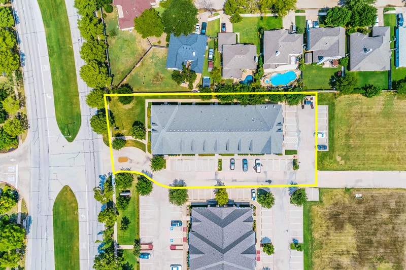 5411 Basswood Blvd, Fort Worth, TX for lease - Aerial - Image 3 of 13