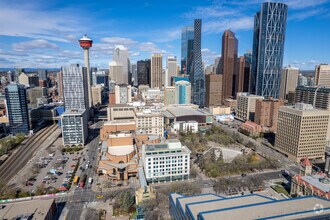 237 8th Ave SE, Calgary, AB - AERIAL  map view