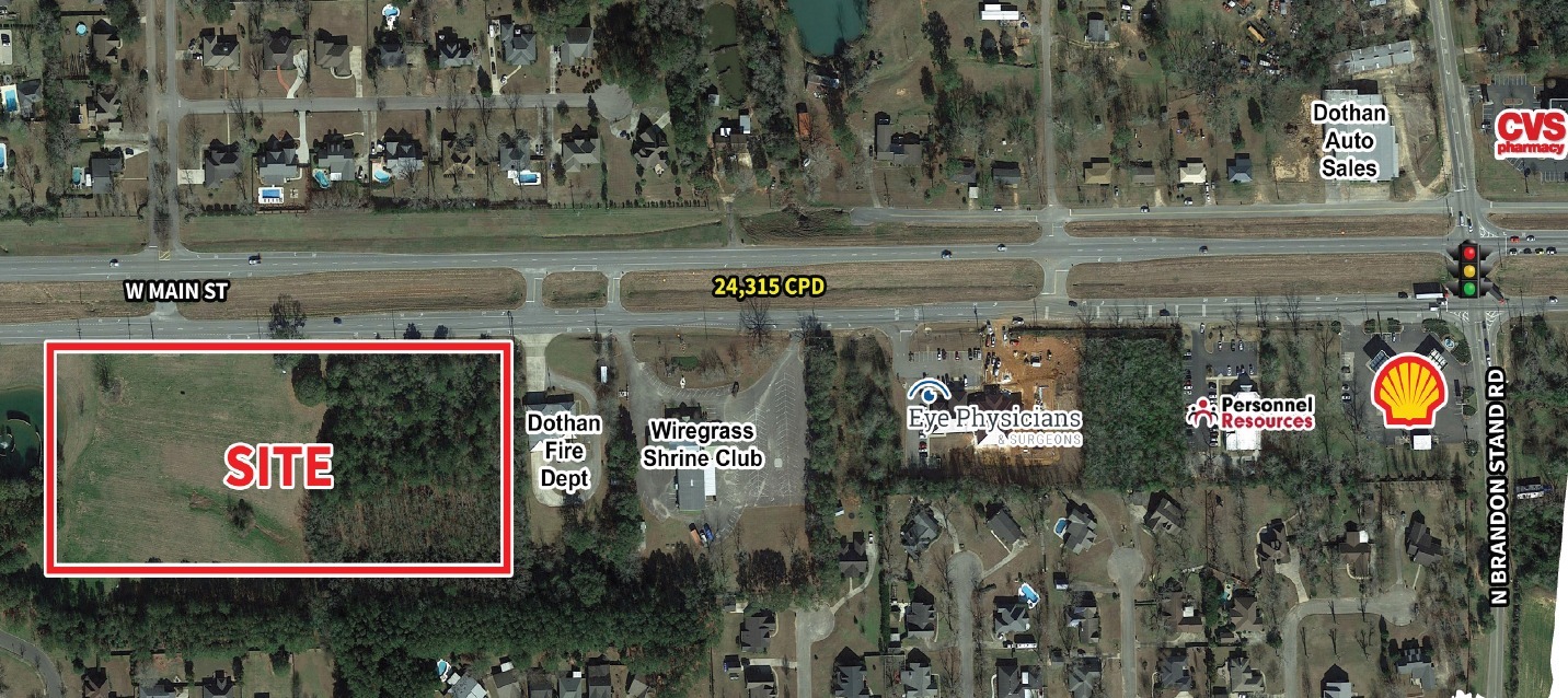 HWY 84, Dothan, AL for sale Aerial- Image 1 of 1