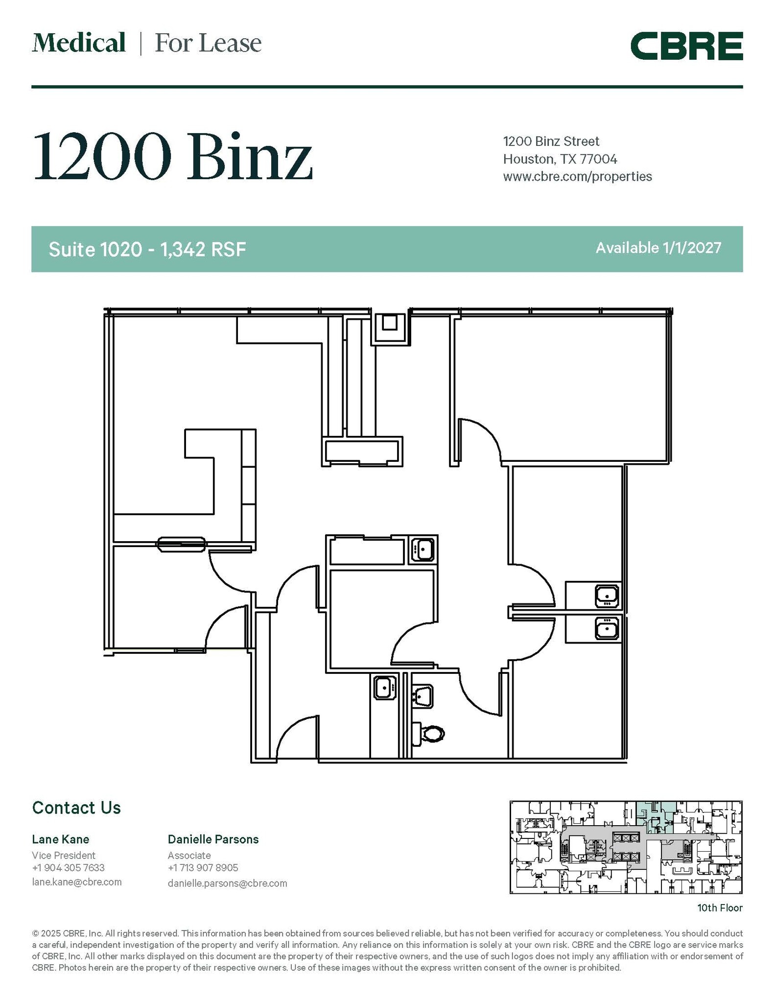 1200 Binz St, Houston, TX for lease Interior Photo- Image 1 of 1