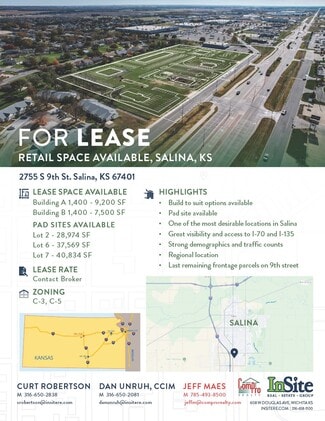 More details for 2755 S 9th St, Salina, KS - Retail for Lease