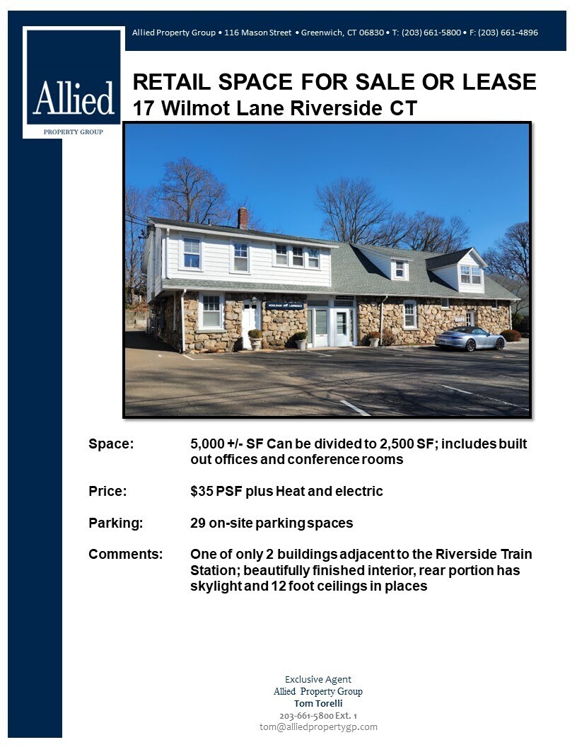 17 Wilmot Ln, Riverside, CT for sale Building Photo- Image 1 of 1